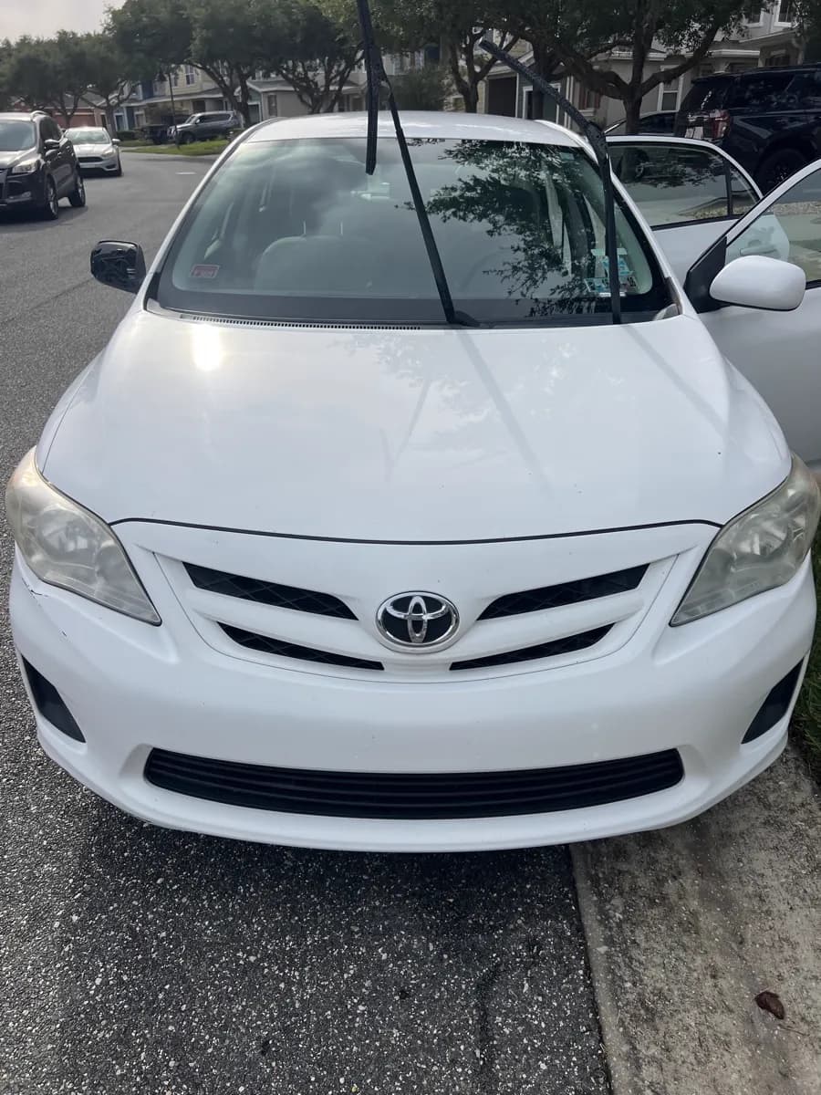 Exterior front washed and clean — after