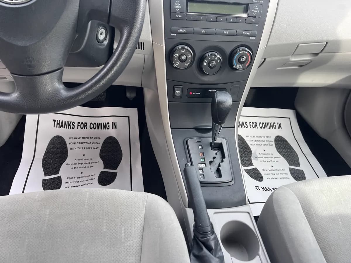 Full interior with floor protectors — after